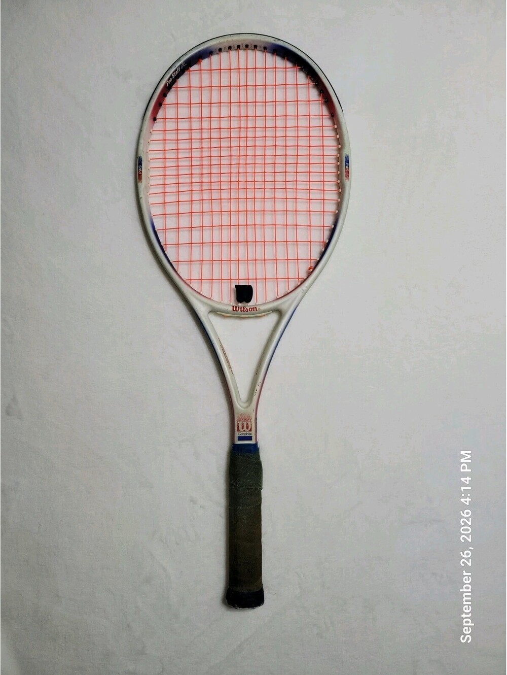 Wilson Pro Staff Classic 7.0 95 head 4 5/8 Steffi Graf Endorse Tenis Racquet VTG